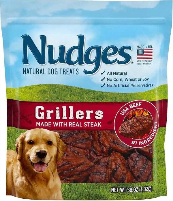 Blue Buffalo Nudges Chicken Homestyle Natural Dog Treats, Pot-Pie-Inspired Recipe, Healthy Reward or Training Treat, Made in the USA with Real Chicken, No Artificial Preservatives, 16 Oz.16