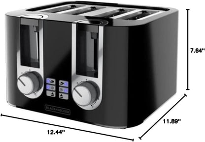 BLACK+DECKER 4-Slice Toaster with 7 Shade Settings2