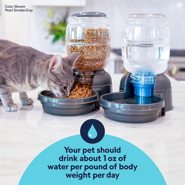 Petmate Replendish Automatic Dog Water Dispenser Gravity Pet Waterer with Microban Protection Base, 100% BPA Free - 4 Gallon, Wide Mouth Bowl, with 2 Extra Filters7