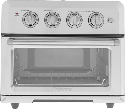 Convection Toaster Oven Airfryer Combo, 6-In-1 1800 Watts, XL Capacity Convection Oven with 60-Minute Timer/Auto-Off for Toast, Bake or Broil, Stainless Steel, CTOA-1224