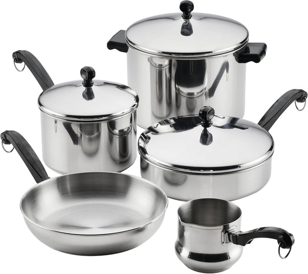 Classic Series Anniversary Edition Cookware Set, 8-Piece, Stainless Steel Pot and Pan Set1