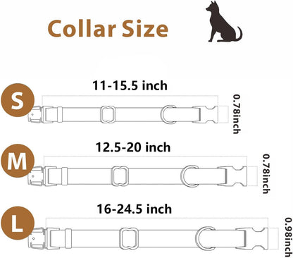B&F Dog Collar and Leash Set,Leather Silicone Waterproof Odor-Proof Dog Collar and Leash for Medium Dogs, Soft Flexible Dog Collars, Adjustable Pet Collar (Brown, Medium (12.5-20" Neck))6