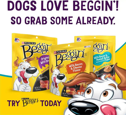 Purina Beggin' Flavor Stix with Bacon and Peanut Butter Flavor Dog Chew Stix - 40 Oz. Pouch6