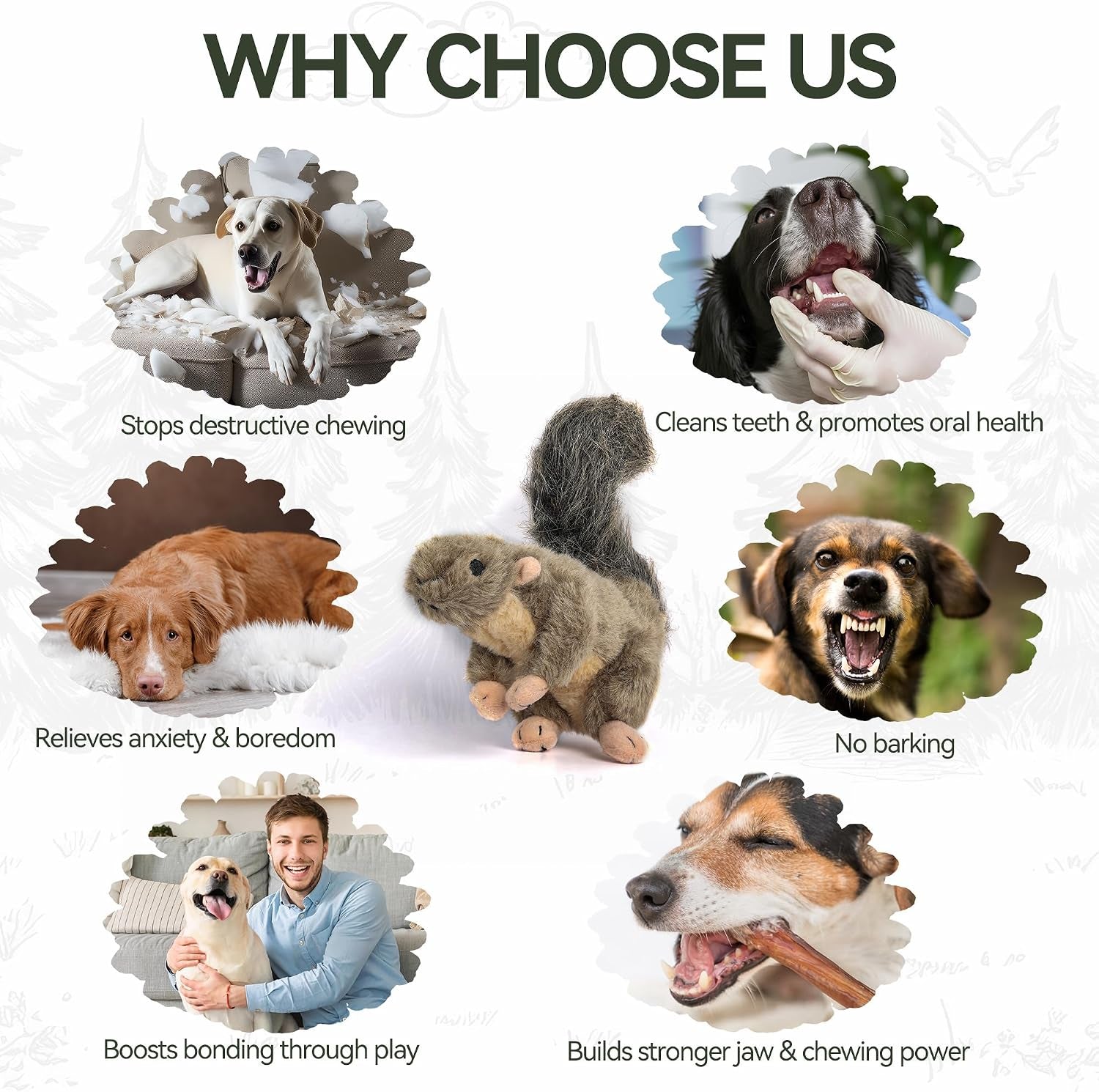 all-for-paws-interactive-dog-squirrel-plush-squeaky-toy-perfect-puppy-enrichment-toy-large