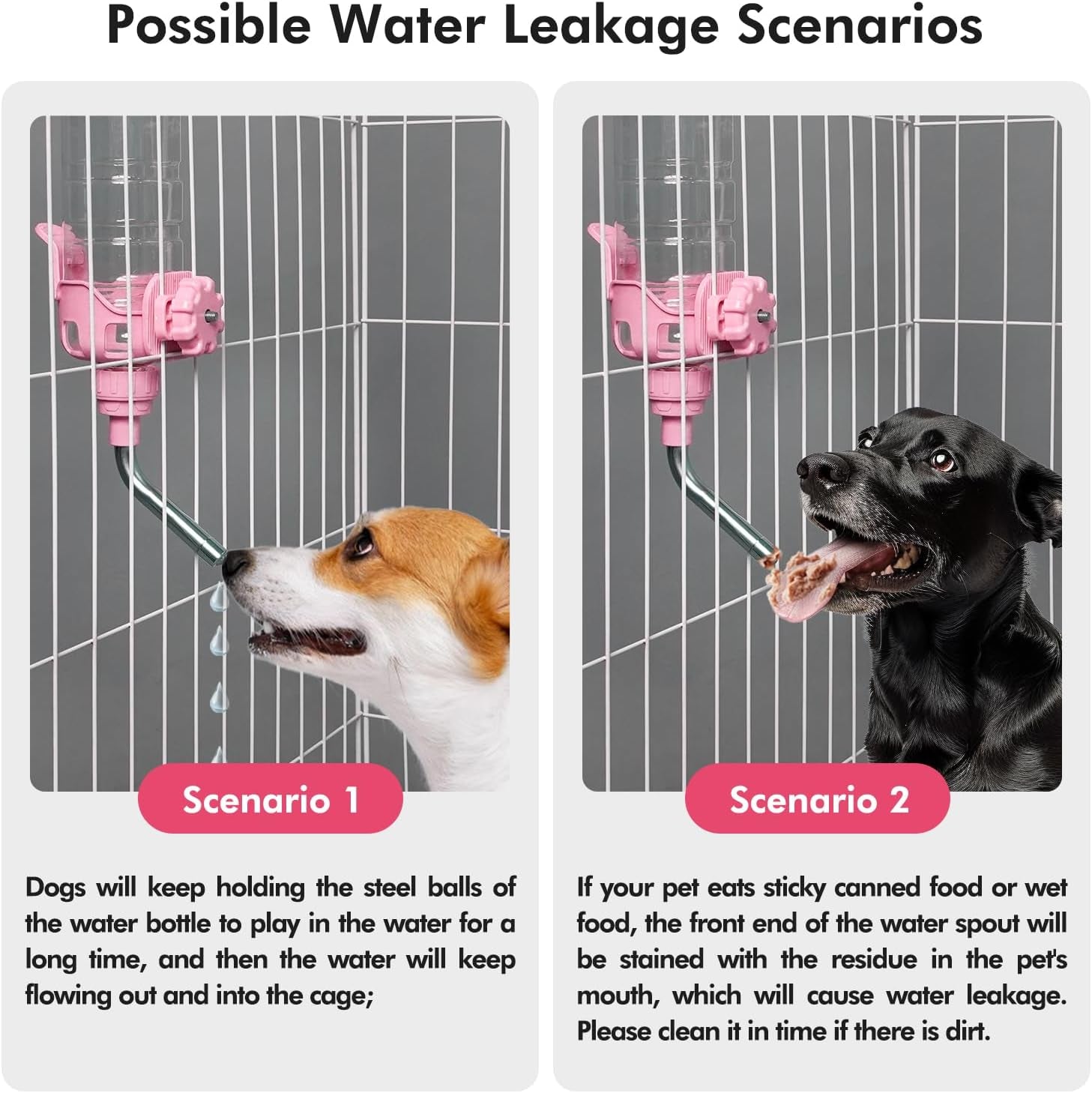 vannon-dog-crate-water-bottle-34oz-top-fill-pet-water-dispenser-pink-kennel-water-bottle-helps-keep-pets-hydrated-longer-with-fewer-refills-and-easy-daily-care