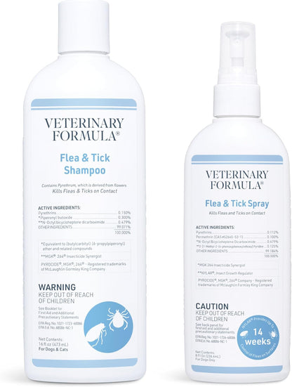 Veterinary Formula Flea and Tick Shampoo for Dogs and Cats, 16 Oz11