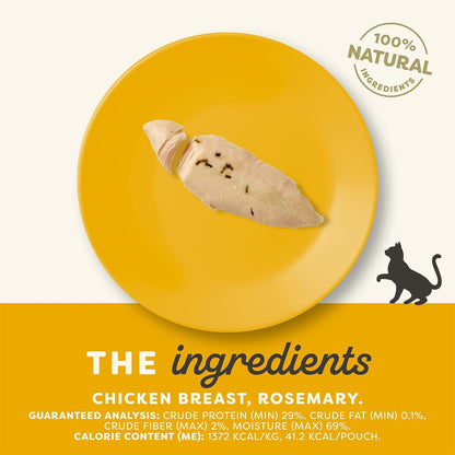 Applaws Whole Chicken Filet with Rosemary Cat Treats 12-Pack 1.06 Oz Loins | 100% Natural, High Quality, Single Ingredient, Grain Free, High Protein, Freeze Dried, No Fillers, No Artificial Additives2