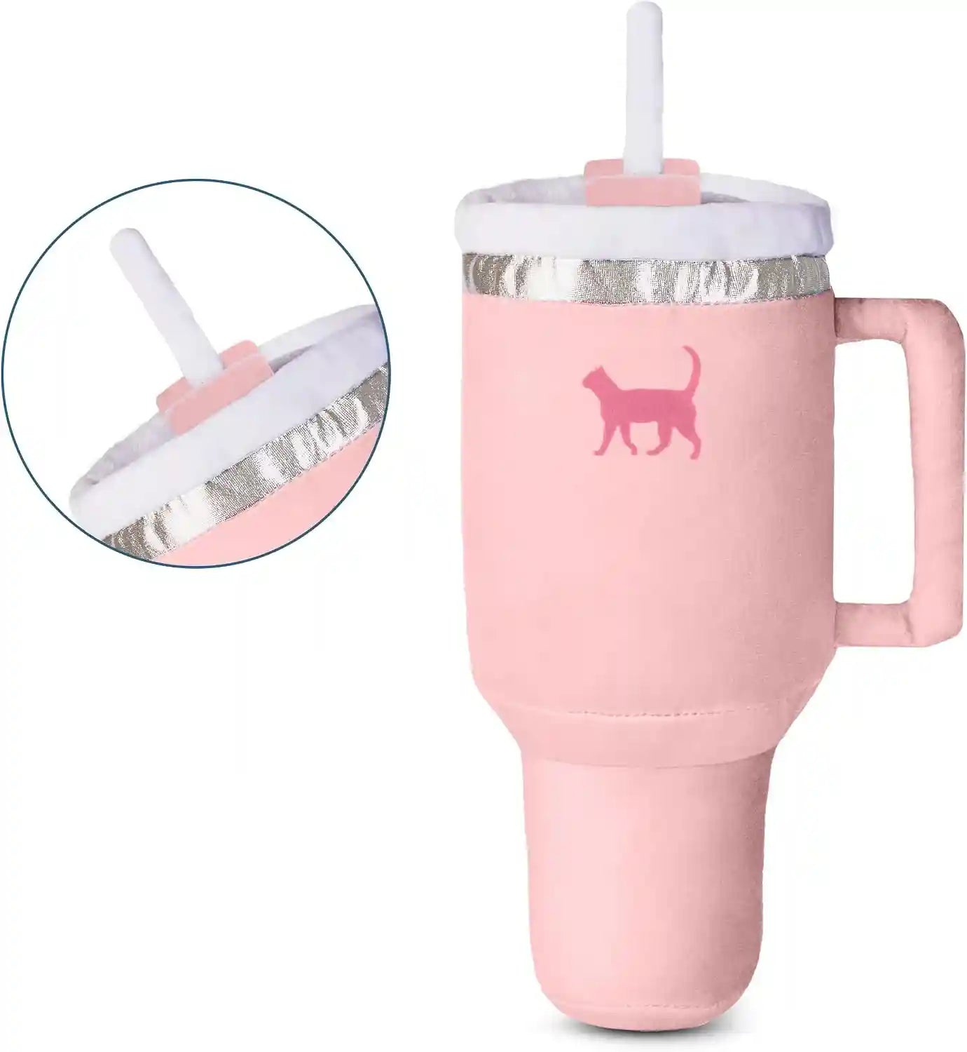 puproar-kitty-cup-catnip-cat-toy-cat-birthday-gift-cute-girly-accessory-crinkle-toy-for-indoor-cats-pink-peach-dust