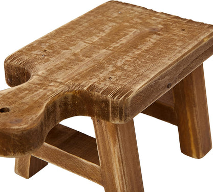 Creative Co-Op Small Wood Pedestal with Handle5