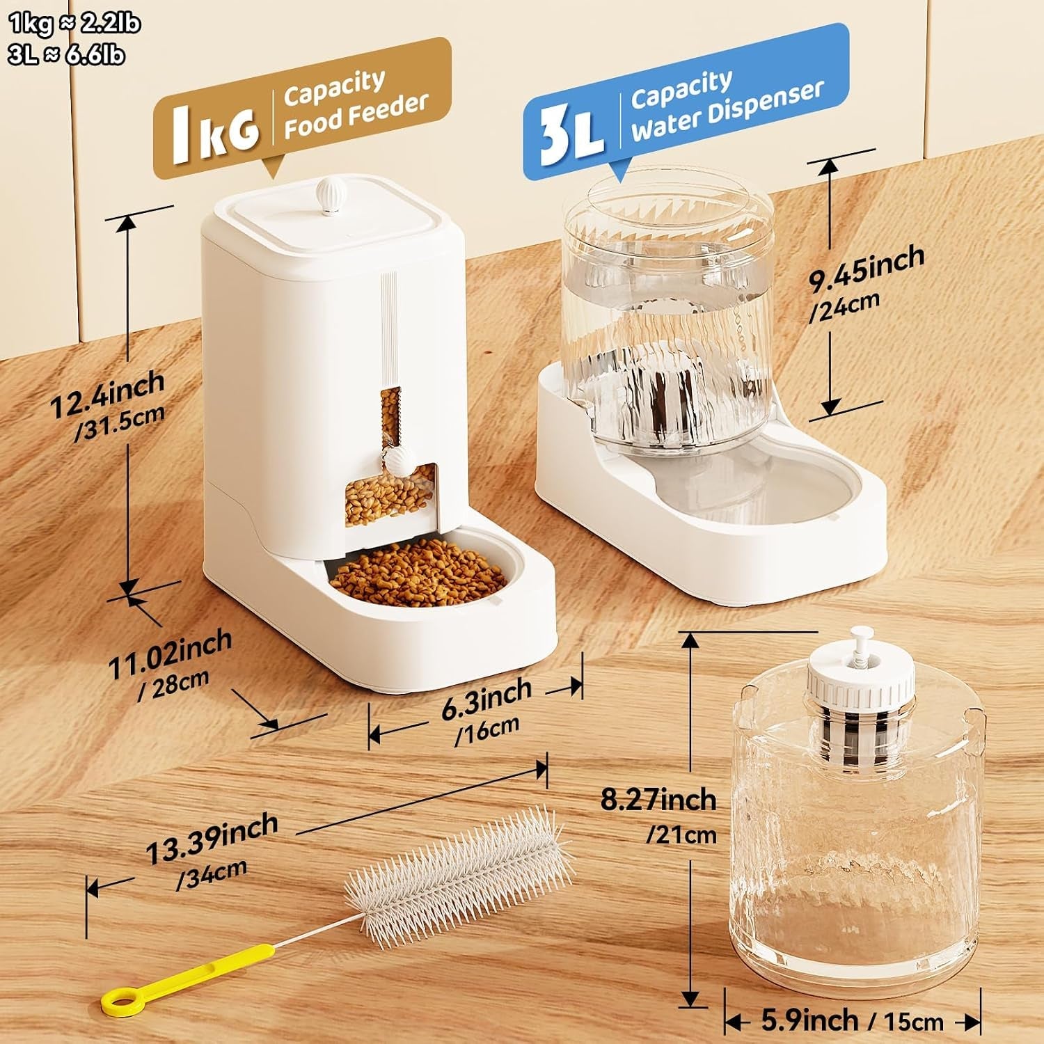 automatic-cat-feeder-water-dispenser-set-bowl-not-included-gravity-dog-waterer-and-food-feeder-for-small-medium-dog-cat-puppy-kitten-water-food-bowl-large-capacity