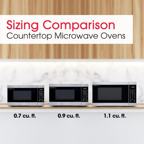SMC1162KS 1.1 Cu. Ft. 1000W Stainless Steel Countertop Microwave Oven5