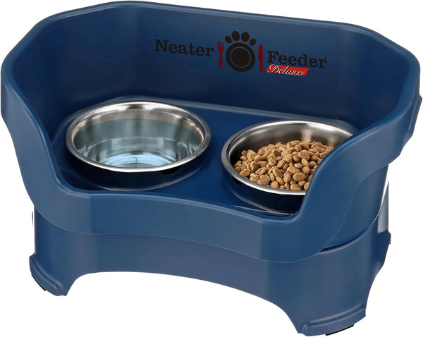 Neater Pet Brands Neater Feeder Deluxe Mess Proof Dog Bowls Elevated for Large Dogs over 40 Lbs, Made in USA, No Spill Raised Dog Food Bowl Stand Feeding Station, Food and Water Bowl Set, Black32