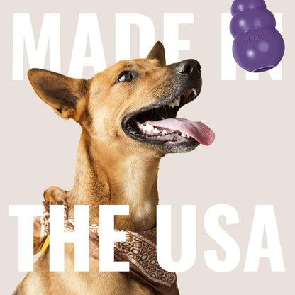 KONG Senior - Dog Toy with Gentle, Natural Rubber - Durable Dog Toy for Older Dogs - Use Treats with Stuffable Chew Toy - Treat Toy for Chewing & Fetching - for Large Dogs6