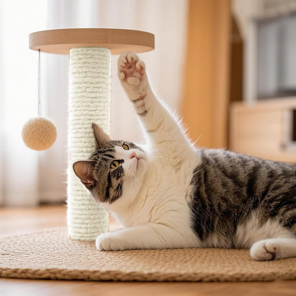 Sisal Rope for Cat Scratcher 1/4" 100 Ft Cat Tree Twine for Repairing Cat Scratching Post Replacement DIY Hemp Rope for Carpet Mat, Pet, and Crafts Gardening Home Decorating7