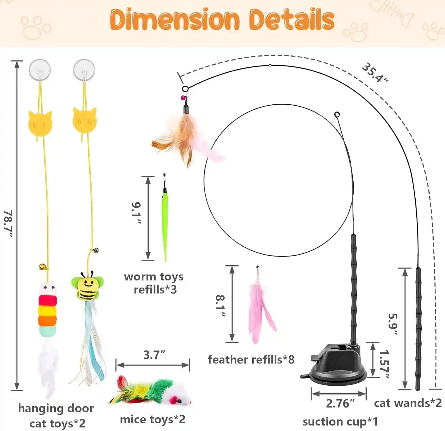 depets-cat-wand-toy-15-pcs-interactive-cat-feather-toys-for-indoor-self-play-exercise-2-play-modes-kitten-teaser-wand-reusable-suction-cup-kitten-toys