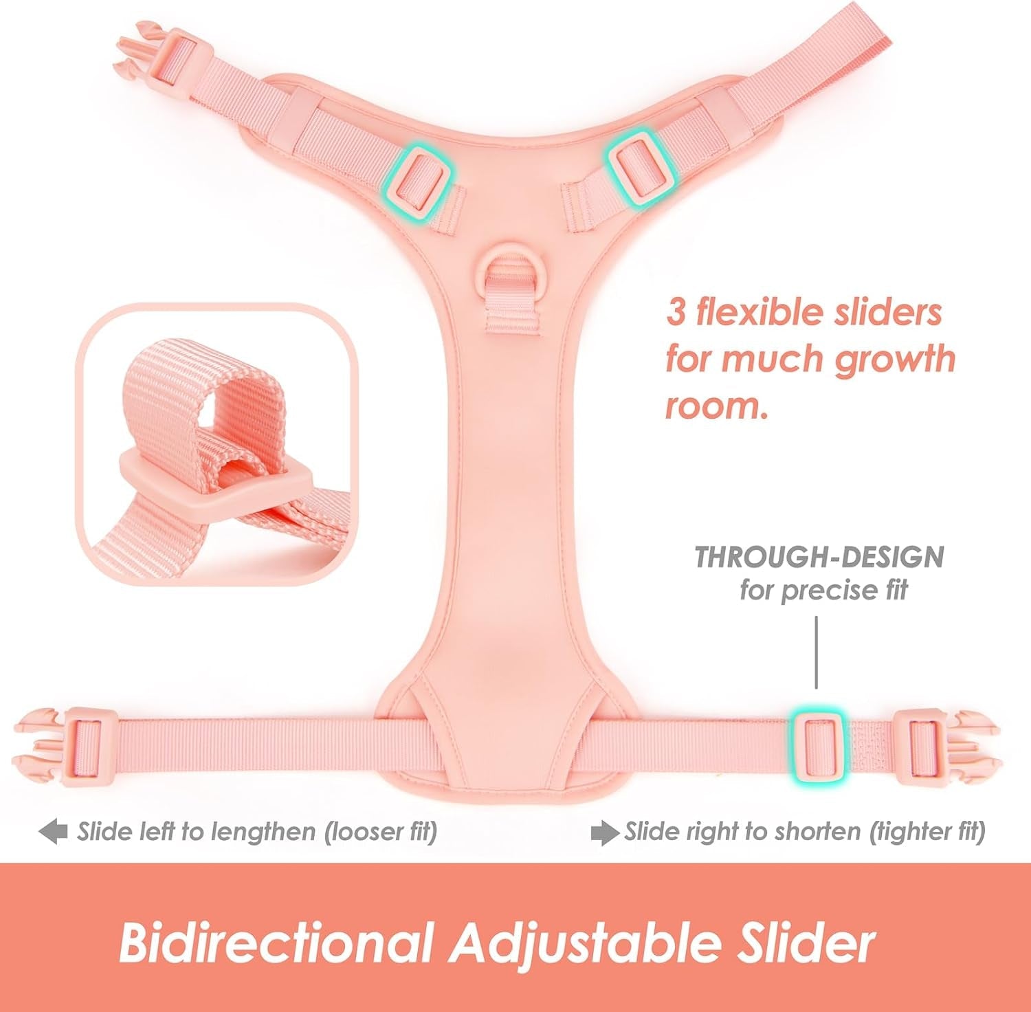 no-pull-dog-harness-puppy-vest-with-front-clip-for-small-medium-large-sized-doglight-pink-l
