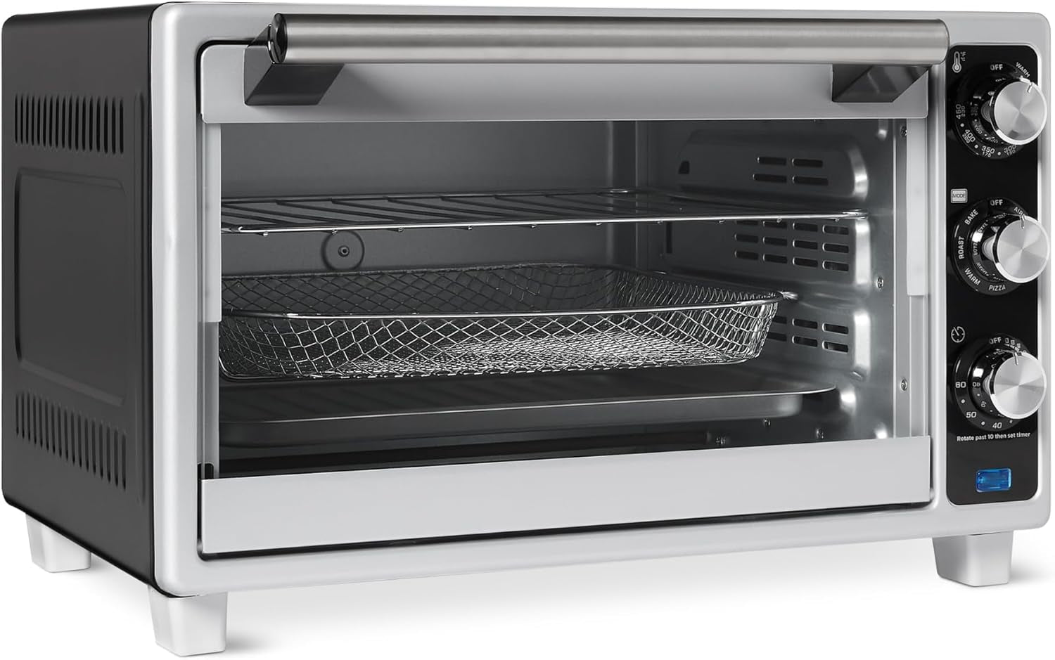 6-slice-23-qt-toaster-oven-with-built-in-air-fryer-7-in-1-cooking-options-60-min-timer-adjustable-temperature-200-f-450-f-with-accessories-1500w-stainless-steel-silver-gray