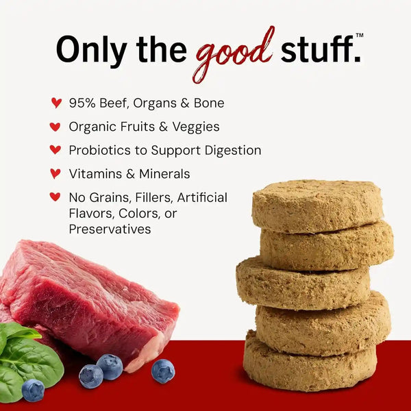 Stella & Chewy'S Freeze-Dried Raw Dinner Patties - Beef Recipe - High Protein Grain-Free Puppy & Dog Food - Perfect for Picky Eaters - 25 Oz3