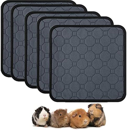 2 Pcs Guinea Pig Cage Liners - Washable Guinea Pig Pee Pads, Waterproof Reusable & anti Slip Guinea Pig Bedding Fast and Super Absorbent Pee Pad for Small Animals Rabbit Hamster Rat14
