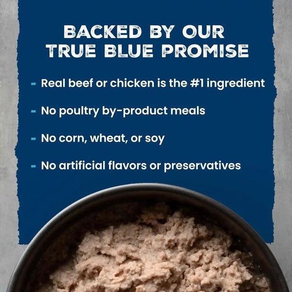 Blue Buffalo Wilderness Adult Wet Dog Food Variety Pack, Beef & Chicken Grill, 32G Protein, and Chicken & Salmon Grill, 35G Protein, Grain-Free & High-Protein, Natural, 12.5-Oz. Each (6 Cans)6