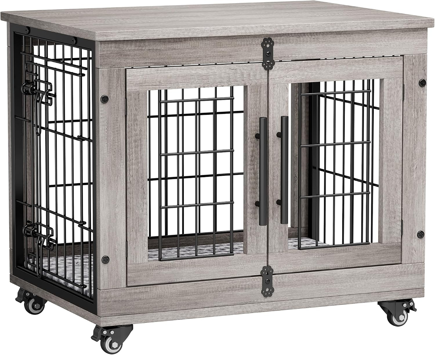 medium-dog-crate-furniture-32-heavy-duty-kennel-w-cushion-wheels-grey-double-doors-wooden-dog-cage-chew-resistant-end-table-decorative-27-32-38-44-options-indoor