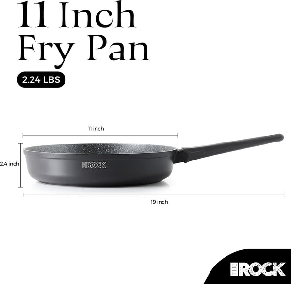 SOHO 11-Inch Non Stick Frying Pan – Nothing Sticks, Never Warps, Lasts Longer, Healthy Skillet with Heat-Resistant Handle, PFOA Free, Oven & Dishwasher Safe, Black9