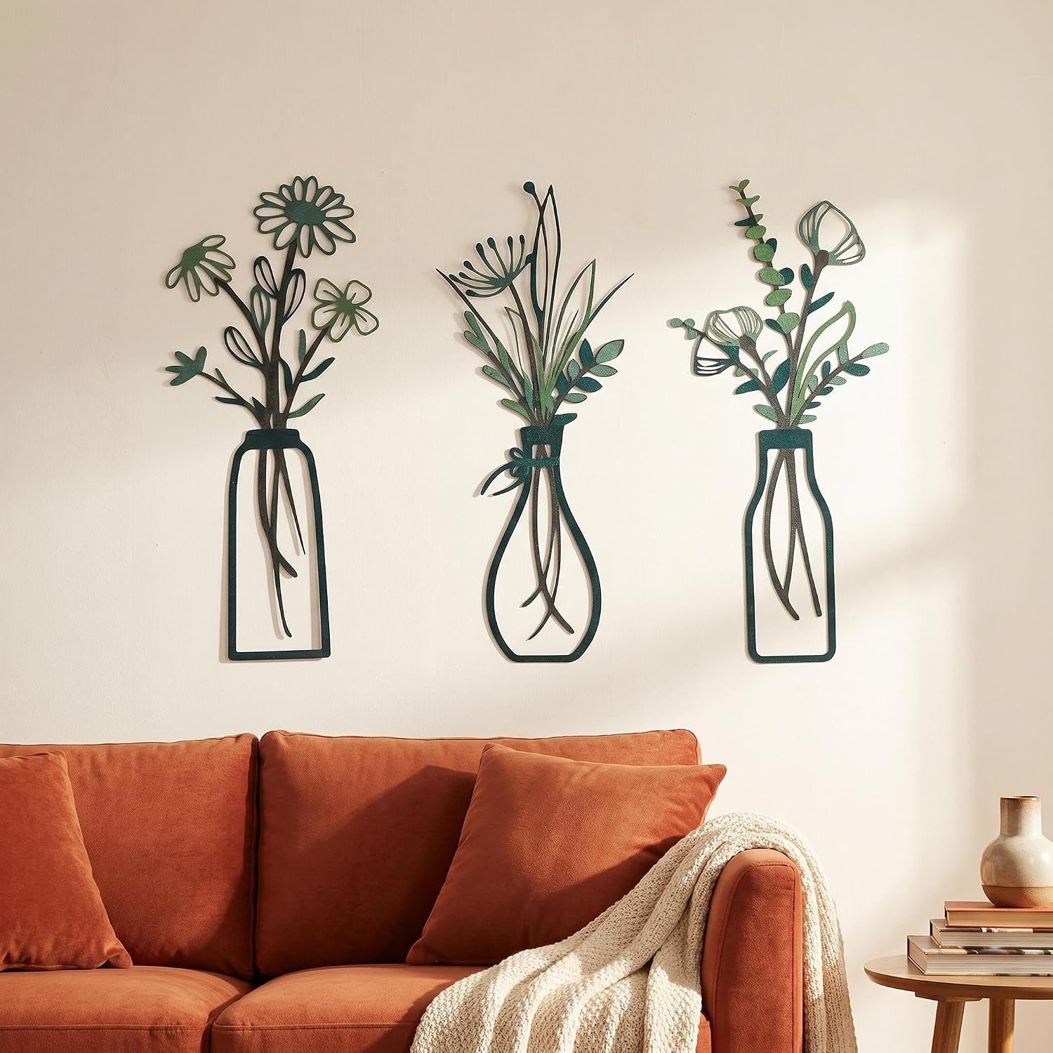 3pcs-green-metal-flower-vase-wall-art-botanical-iron-farmhouse-decor-3-piece-green-metal-flower-vase-wall-art-botanical-iron-wall-sculpture-easy-to-hang-farmhouse-decor-for-living-room-bedroom