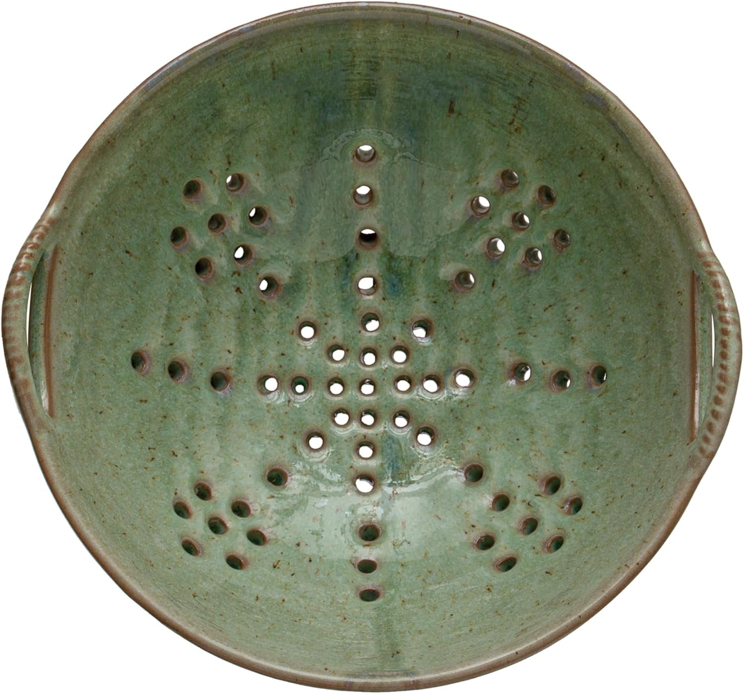 creative-co-op-stoneware-berry-bowl-with-handles-aqua-reactive-glaze
