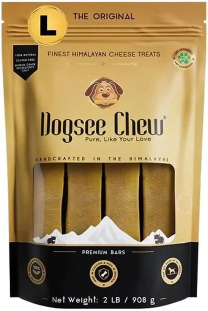 Dogsee Yak Chews for Dogs 1Lb (Medium - 6 Bars), 100% All Natural, 60% Protein, Dog Treats Medium Breed, Yak Chews Long Lasting for Aggressive Chewers, Raw Hide Free14