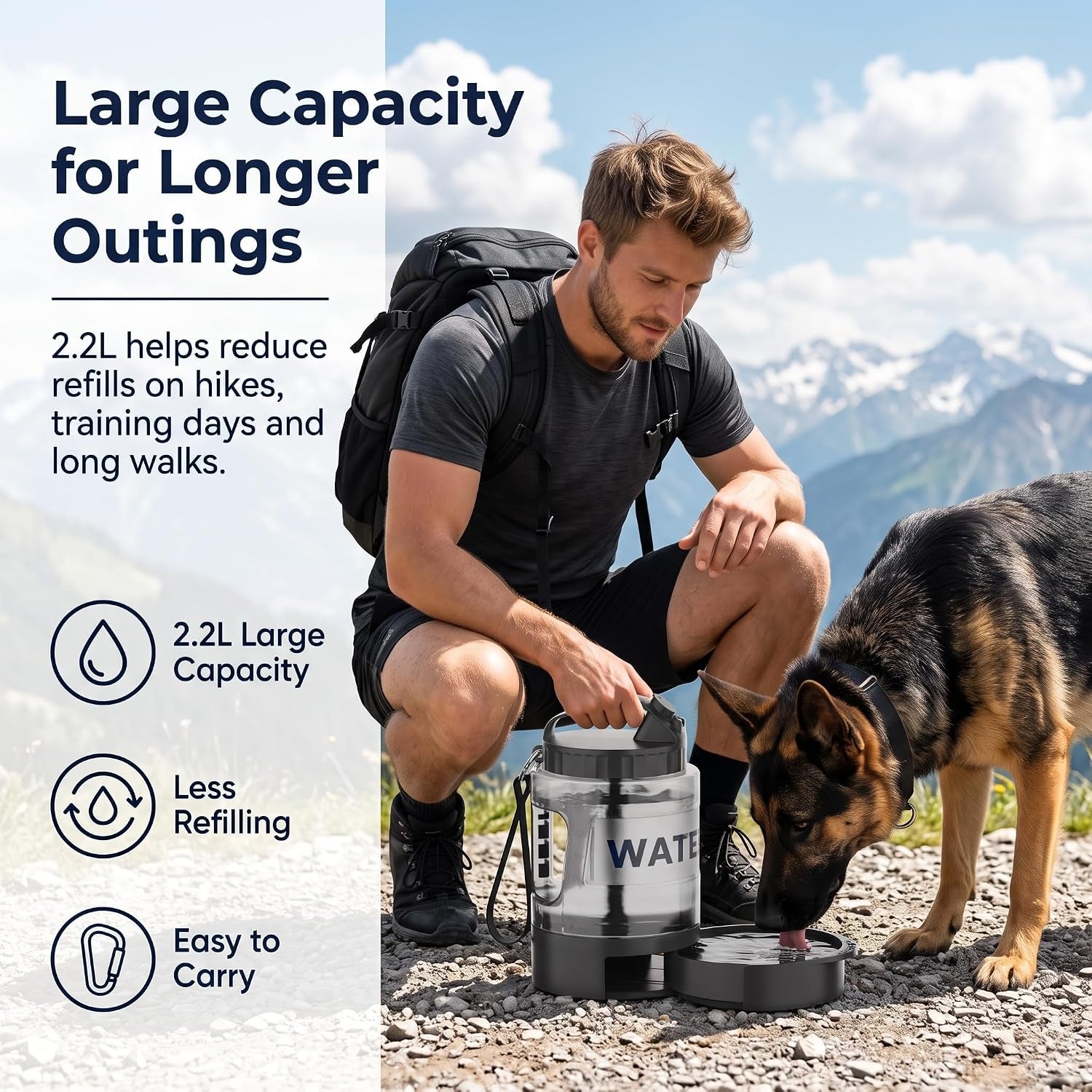 lesotc-portable-dog-water-bowl-dispenser-77oz-travel-water-bottle-with-pop-out-drinking-bowl-no-spill-design-for-camping-hiking-car-rides-keep-your-dog-hydrated-anywhere-black