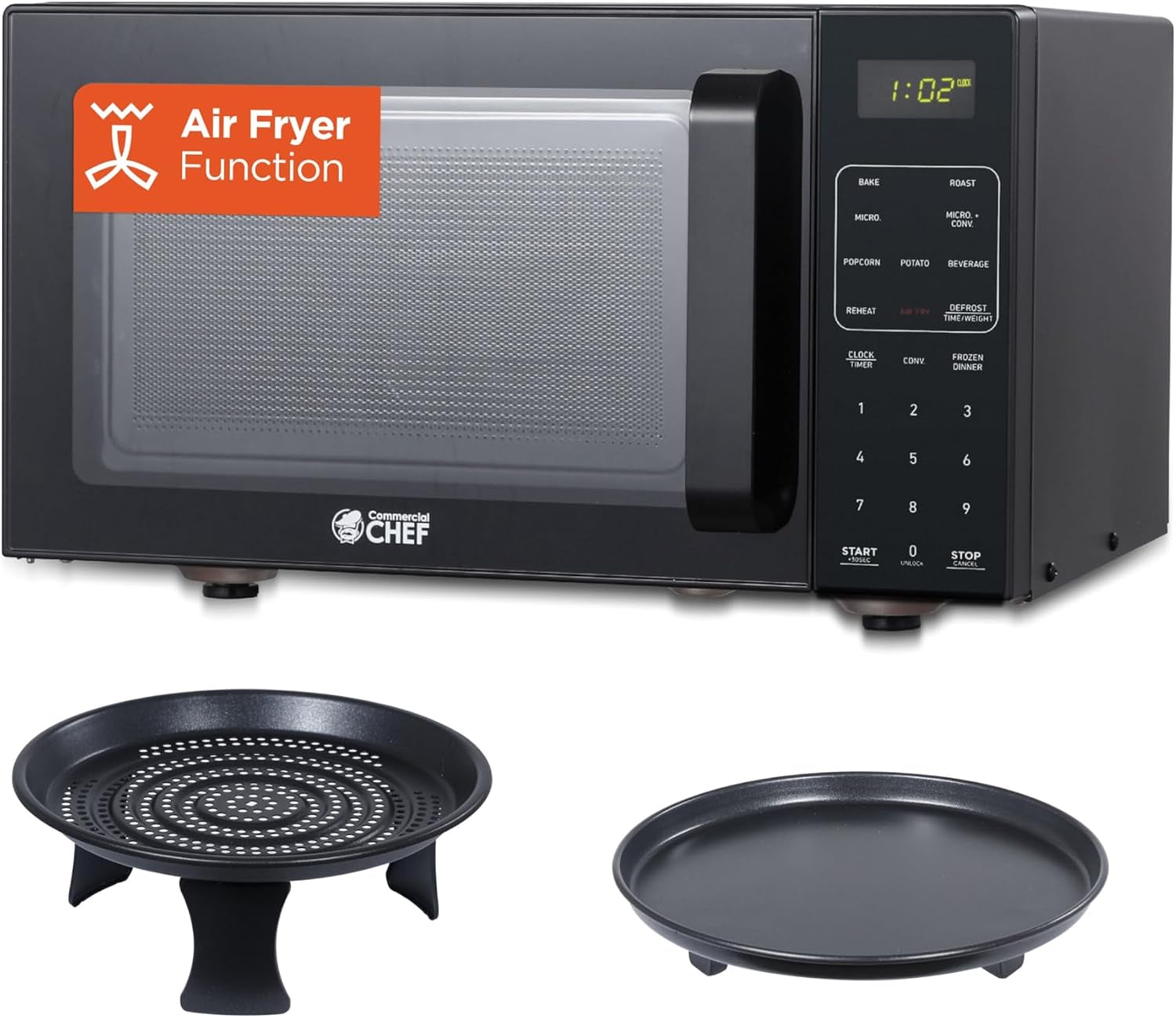 5-in-1-countertop-microwave-air-fryer-combo-chmf9bg-black-0-9-cu-ft-capacity-microwave-air-fryer-convection-oven-bake-and-roast-900w-10-6-turntable-plate