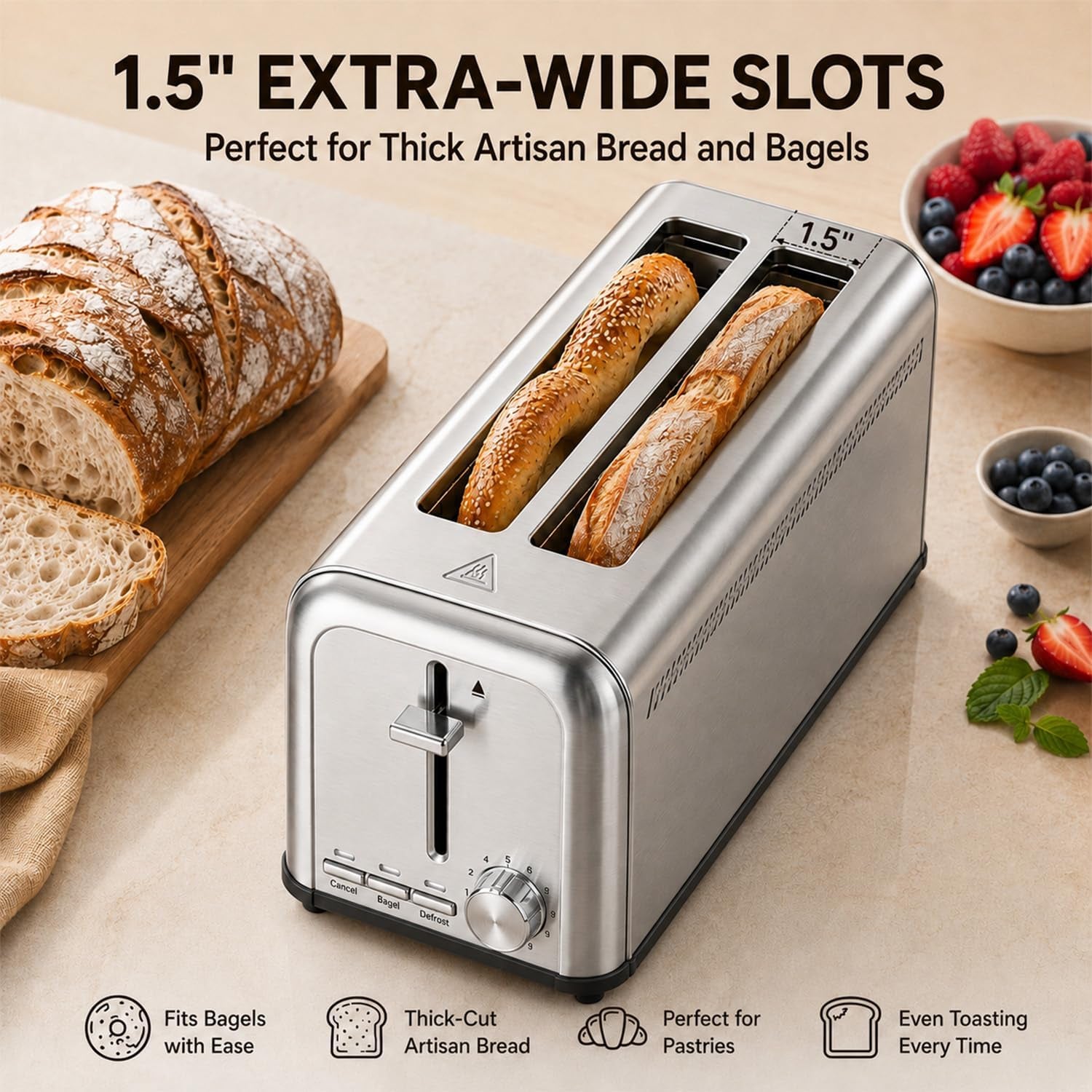 toaster-4-slice-stainless-steel-slim-toater-with-9-shade-settings-4-slice-toaste-long-slot-with-bagel-defrost-cancel-functions-t-438silver