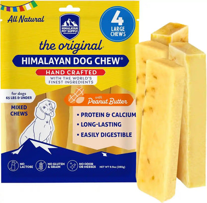 Himalayan Dog Chew, the Original Yak Cheese Dog Chews, 3 Large/Xl Yak Chews15