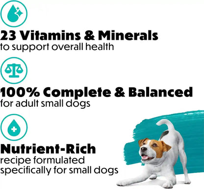 Purina Beneful Incredibites with Farm-Raised Beef Natural Small Breed Dry Dog Food with Added Vitamins, Minerals and Nutrients - (Pack of 4) 3.5 Lb. Bags3