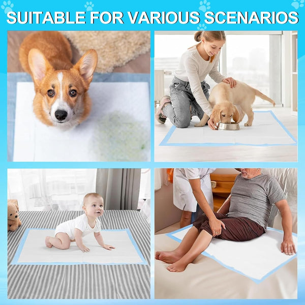 Pee Pads for Dogs 36"X48" 40 Count, Puppy Pads Extra Large, Disposable Thicken Pet Training Pads for Cats Doggie Rabbits, Incontinence Underpads Ultra Absorbent & Quick-Dry, Leakproof Potty Pads7