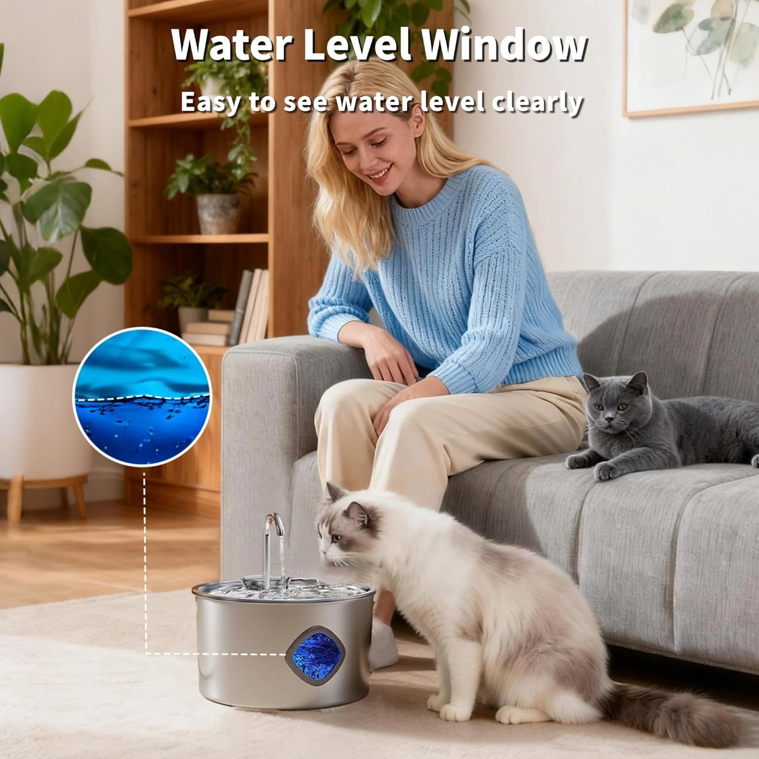 cat-water-fountain-stainless-steel-108oz-3-2l-cat-fountain-for-drinking-pet-water-fountains-for-cats-indoor-cat-water-bowl-dispenser-pets-feeding-watering-supplies-water-level-window