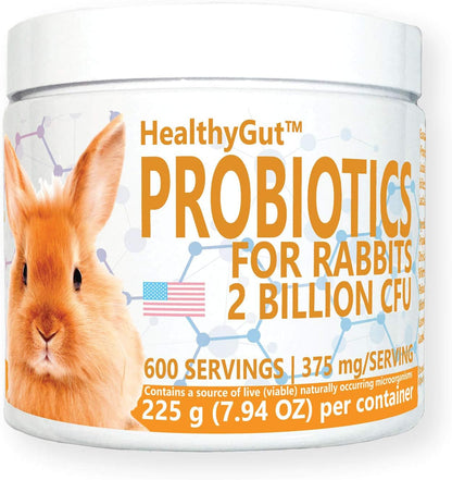 Healthygut Probiotics for Rabbits Dietary Supplement, All-Natural Digestive System Formula (120 Servings)6