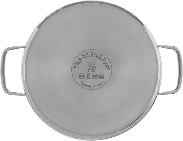 Compact Cuisine 5-Piece Induction Saucepan Set with Glass Lid, Polished Cromargan Stainless Steel, Induction Pots Set, Uncoated, Inner Scale14