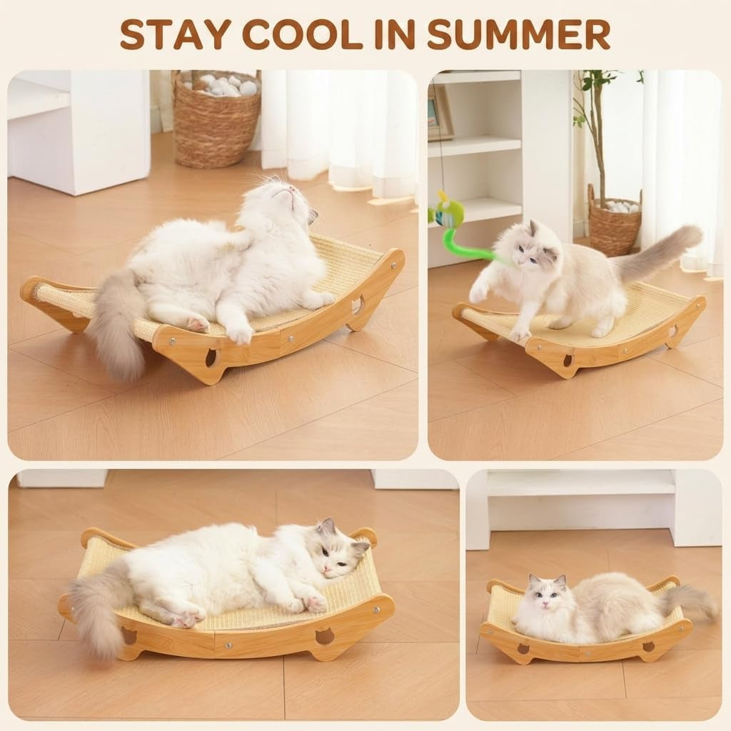 cat-scratcher-hammock-bed-u-shaped-wood-sisal-lounger-furniture-protector-pingping-go-23-6-x-13-8-inch-wood-frame-natural-sisal-indoor-outdoor-for-large-cats