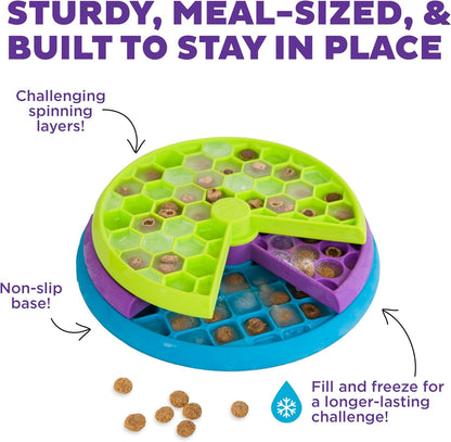 Outward Hound by Nina Ottosson Lickin’ Layers 3-In-1 Interactive Dog Feeder Puzzle, Lick Mat & Slow Feeder Bowl - Mental Stimulation Toy for Medium & Large Dogs, 2 Cup Capacity, 10.4 in X 2.8 In7