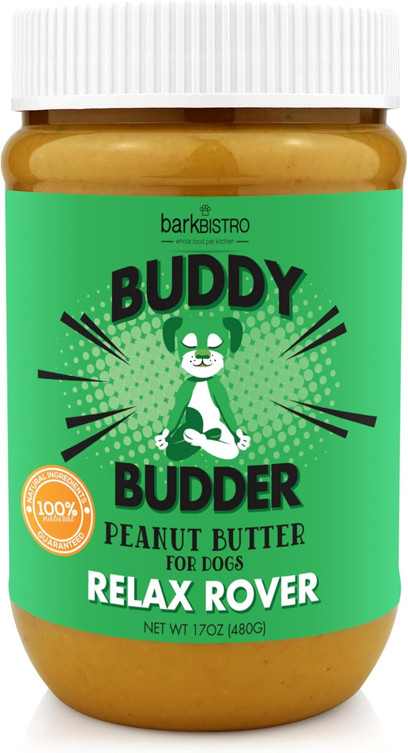 relax-rover-buddy-budder-stress-anxiety-100-natural-dog-peanut-butter-dog-supplment-made-in-usa-17oz