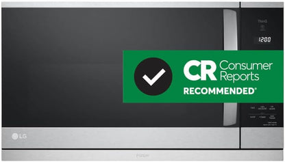 2.1 Cu. Ft. 30 In. Width Printproof Stainless Steel 1,050-Watt Smart Over-The-Range Microwave Oven with Extendavent 2.02
