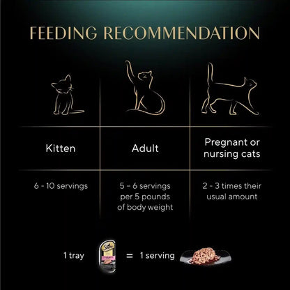 Sheba Perfect Portions Cuts Wet Cat Food, Sustainable Salmon, 2.6 Oz, 24 Ct | Grain-Free, Sustainable Salmon, 48 Servings, No Fillers or Artificial Flavors, Essential Vitamins & Minerals, Twin-Pack Trays6