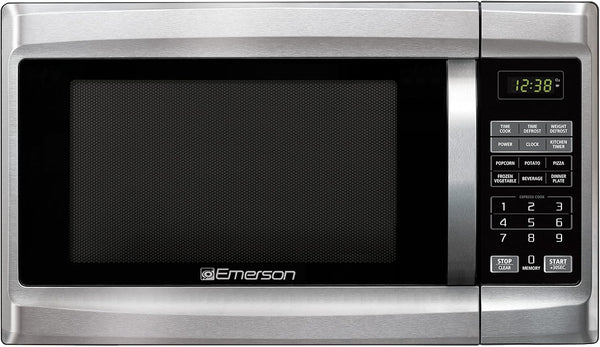 MW1338SB Countertop Microwave Oven, 6 Pre-Programmed Settings, Removable Glass Turntable, Child Safety Lock, 1.3 Cu Ft, 1000W, Stainless Steel2