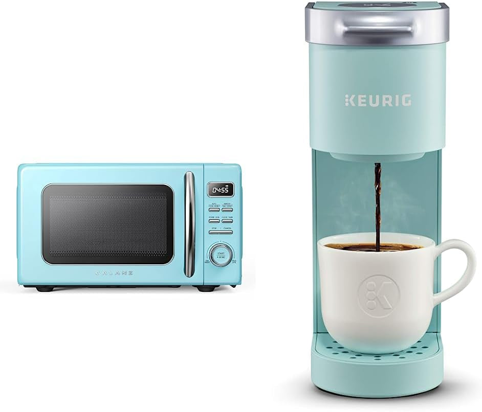glcmkz07ber07-retro-countertop-microwave-oven-with-auto-cook-reheat-defrost-quick-start-functions-easy-clean-with-glass-turntable-pull-handle-7-cu-ft-blue-keurig-k-mini