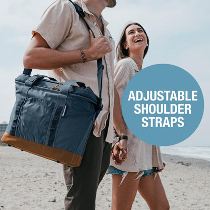 Pacifica Collapsible Cooler Bag, Medium Travel Cooler, Ocean | Keep Drinks Cold and Pack Light | a Reinforced Base, Storage Pocket, Bottle Opener, and Shoulder Strap Add Outdoor Utility2