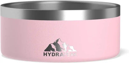 Hydrapeak Dog Bowl; Non Slip Stainless Steel; Water and Food Dish; Large Sized and Small Dogs; 32Oz 64Oz; Multiple Sizes; 4 Cup | White8