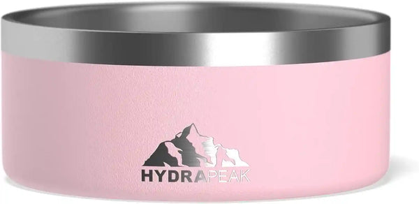 Hydrapeak Dog Bowl; Non Slip Stainless Steel; Water and Food Dish; Large Sized and Small Dogs; 32Oz 64Oz; Multiple Sizes; 4 Cup | White8