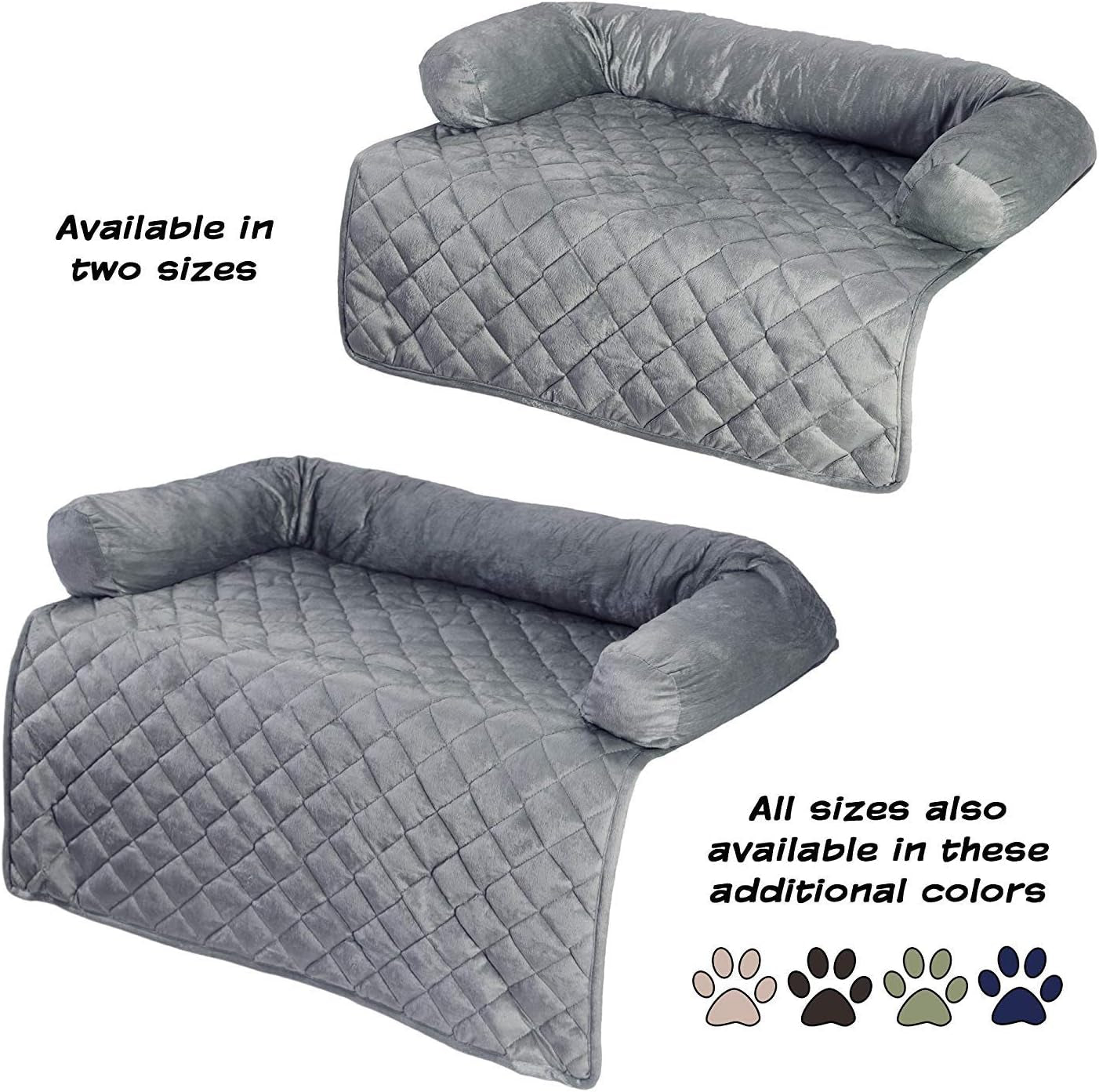 couch-cover-for-dogs-35x35-pet-furniture-protector-with-memory-foam-neck-bolster-quilted-fabric-and-water-resistant-base-layer-by-petmaker-gray