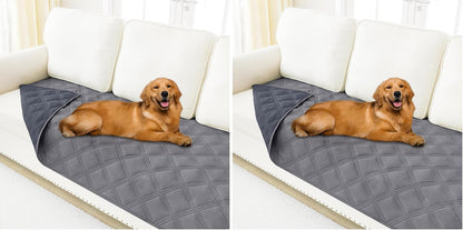 Smiry Waterproof Dog Bed Cover Blanket, Reversible Pet Blanket | Soft Reversible, Washable Leakproof Cats Dogs Couch Cover for Sofa, Couch, Furniture (30X70 Inch)12